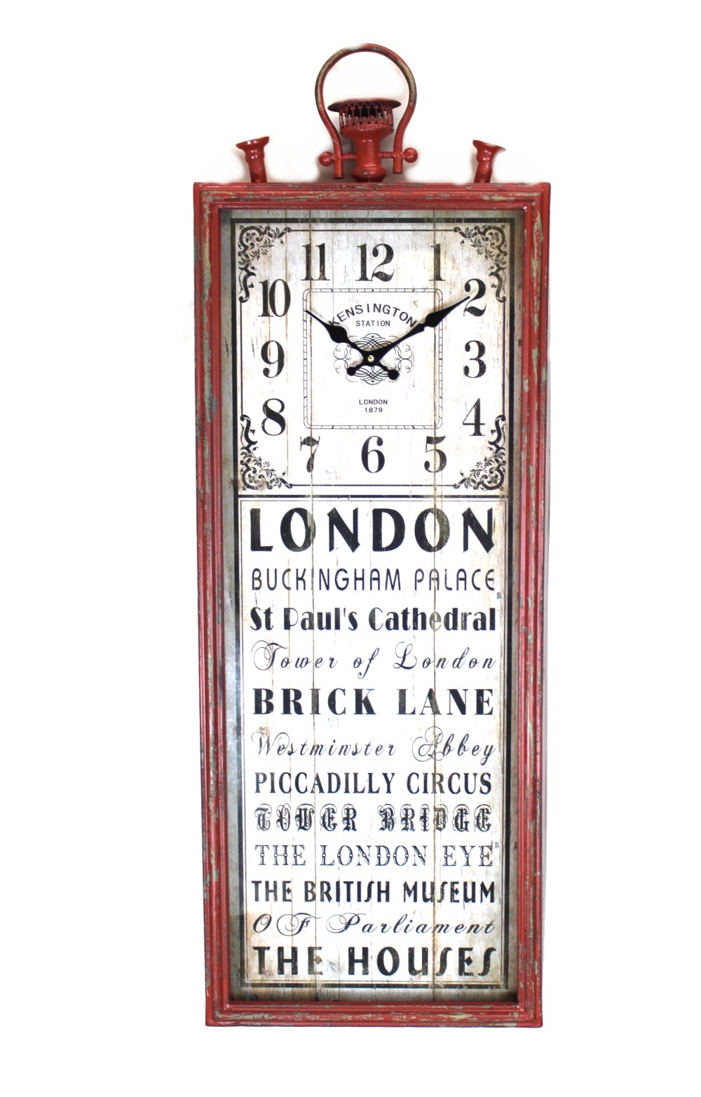 Old London England Tall Big Rectangular Clock Yellow Brick Piccadilly Circus More Writing 1