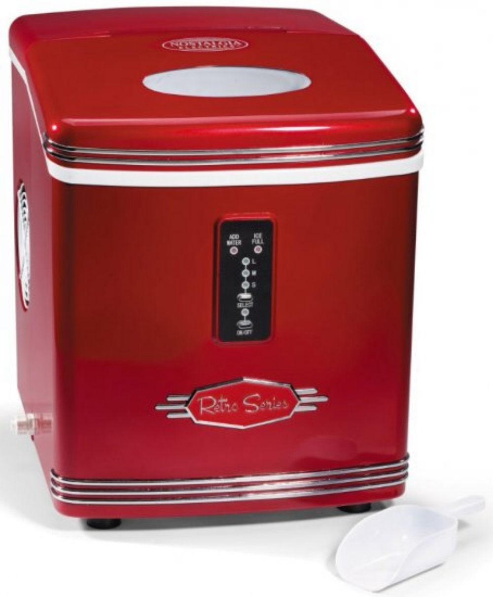 Nostalgic Retro Style NEW ICE MAKER Machine, Vintage Feel Home Bar or