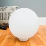 10 inch diameter plastic globe shade for outdoor lighting