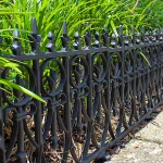 12 pc english vintage style garden fence