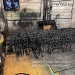 12 pc english vintage style garden fence