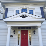 american eagle wall plaque in painted black 28 inch