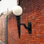 large architectural garden wall sconce for outdoor lighting