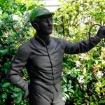 lawn jockey garden statue for equestrian horse lovers