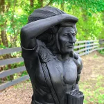 life size native american indian statue for tobacco or cigar store