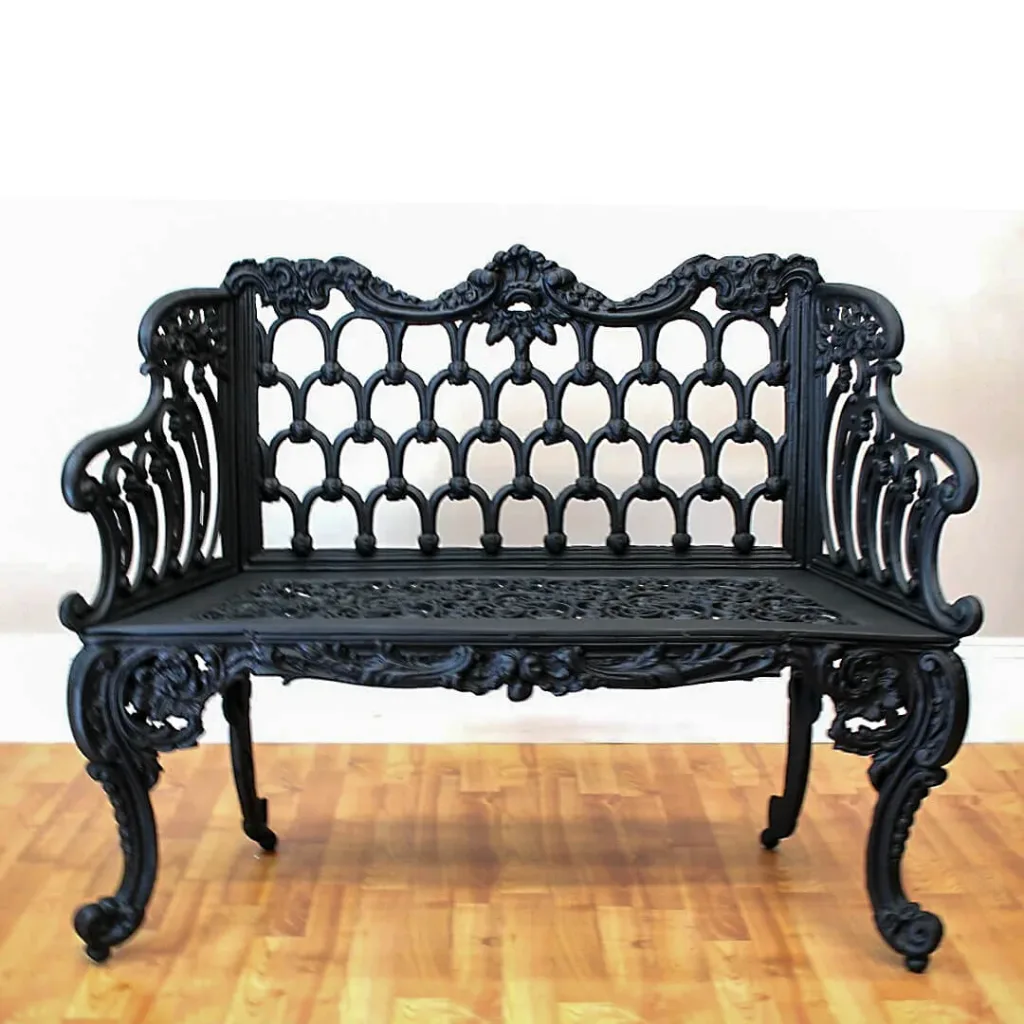 pair of love seats victorian garden bench colonial