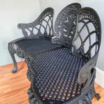 pair of non rust english garden benches