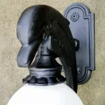 wall mounted dolphin sconce for indoor or outdoor use