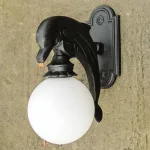 wall mounted dolphin sconce for indoor or outdoor use