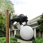 western style buffalo wall sconce for indoor or outdoor lighting