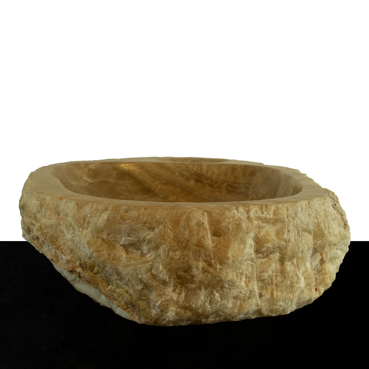 Onyx Marble Counter Top Vanity Vessel Sink with Soap Dish ONXTDD-02 - Image 2