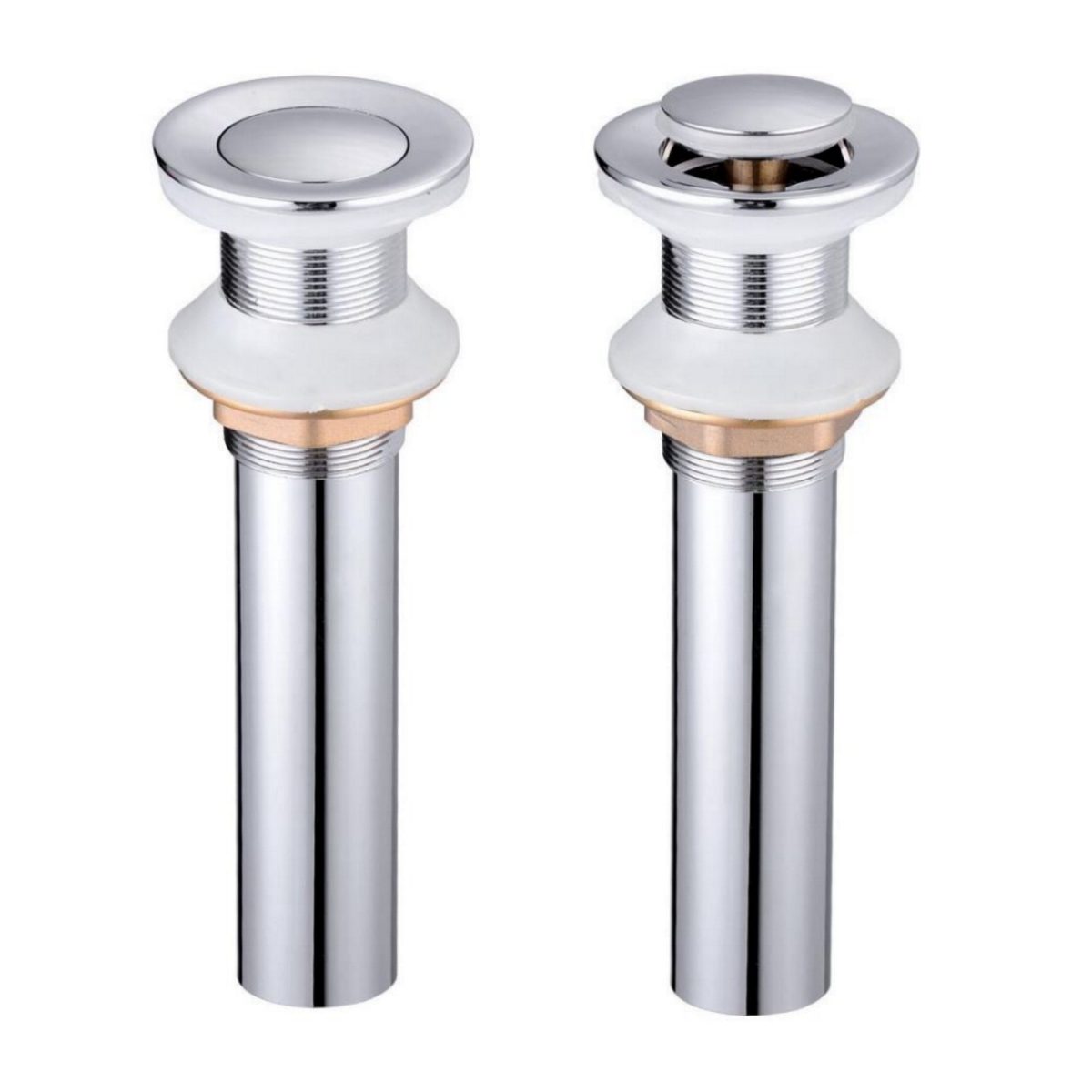 Vessel Sink Pop Up Drain In Chrome 1 1/4 Inch Bathroom Part for No