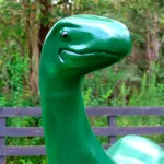 baby brachiosaurus sinclair dinosaur statue 92 inches