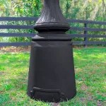 the allston walkway pole light with globe shade 90 inches tall