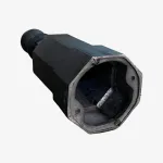 bollard post classic design for driveway commercial or safety guard