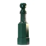 bollard post classic design for driveway commercial or safety guard