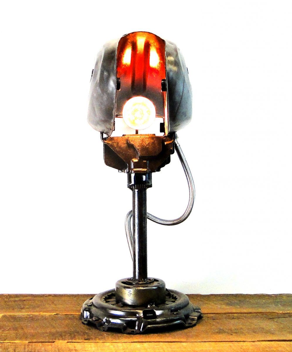 Motorcycle Gas Tank Lamp Hand Crafted Steampunk Bike Harley Lovers