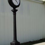 main street tower clock new commercial antique victorian style the baldwin