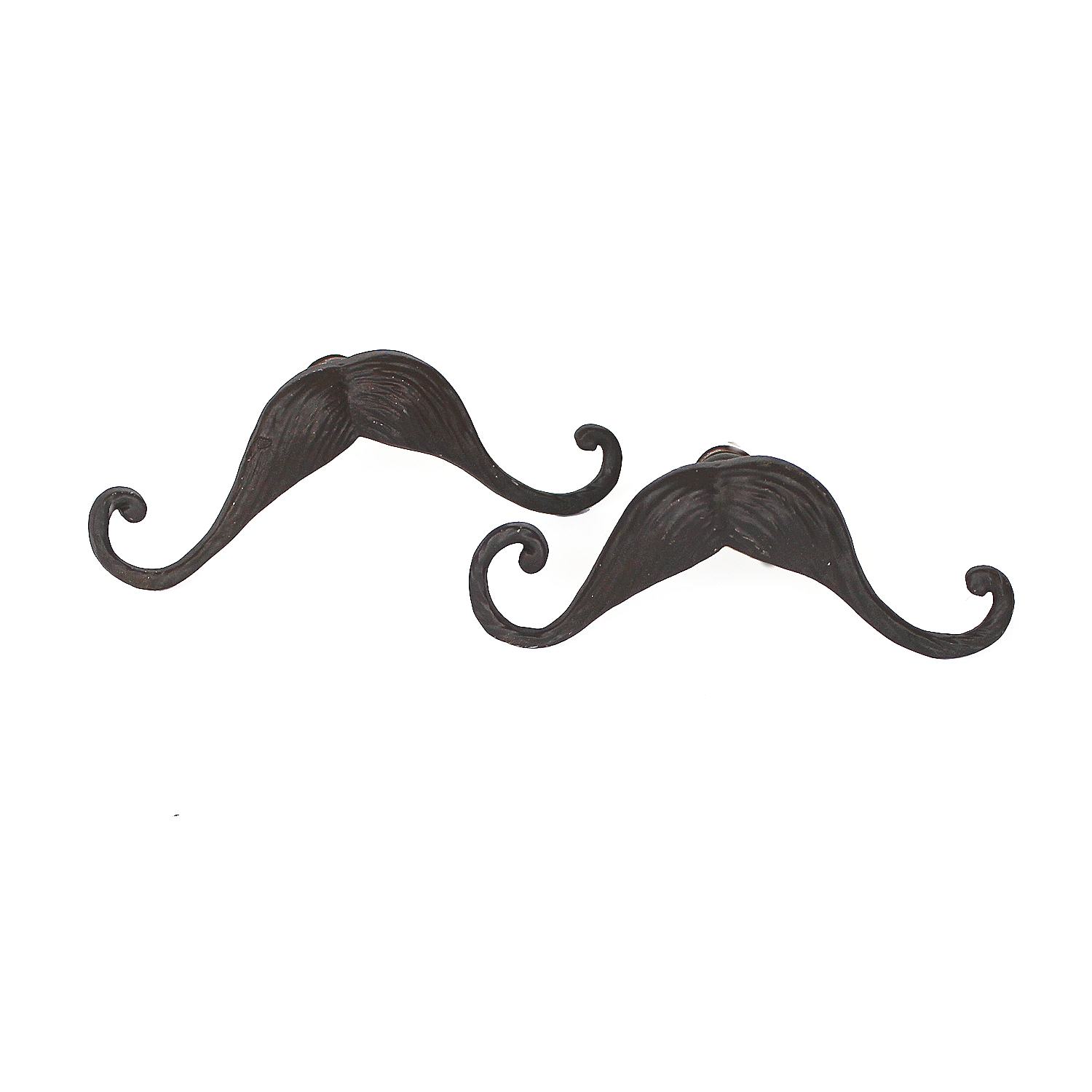 Cast Iron Mustache Dresser Drawer Pulls Solid In Pairs Only The
