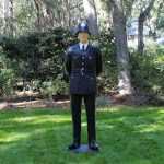police officer statue