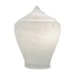 acorn shape shade for 8 inch fitter non breakable plastic globe