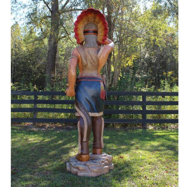 Cigar Life Size Statue, Wooden Indian Statue Life Size In India
