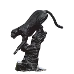 prowling panther or cougar statue 48 inches tall