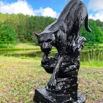 prowling panther or cougar statue 48 inches tall
