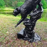 prowling panther or cougar statue 48 inches tall