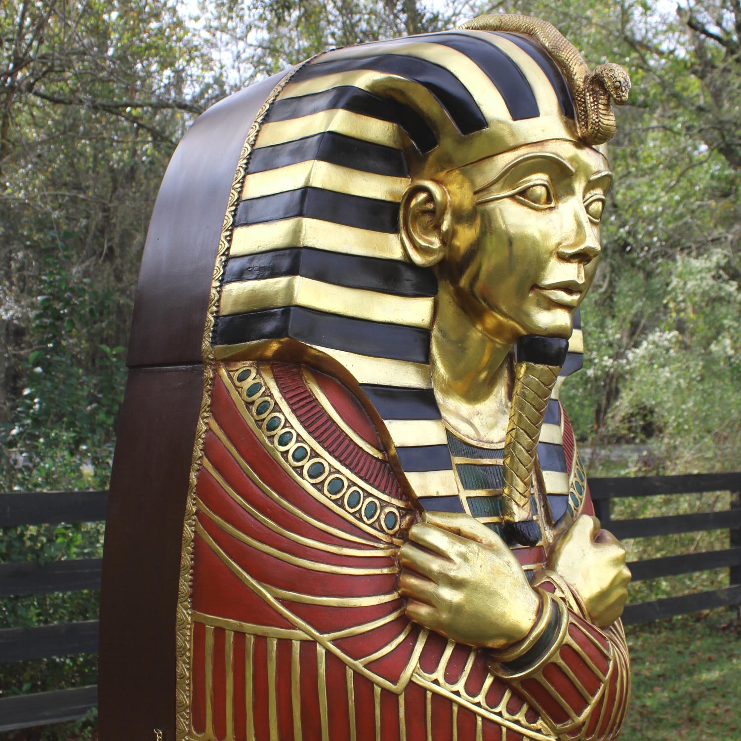 King Tut Sarcophagus Egyptian Dvd Or