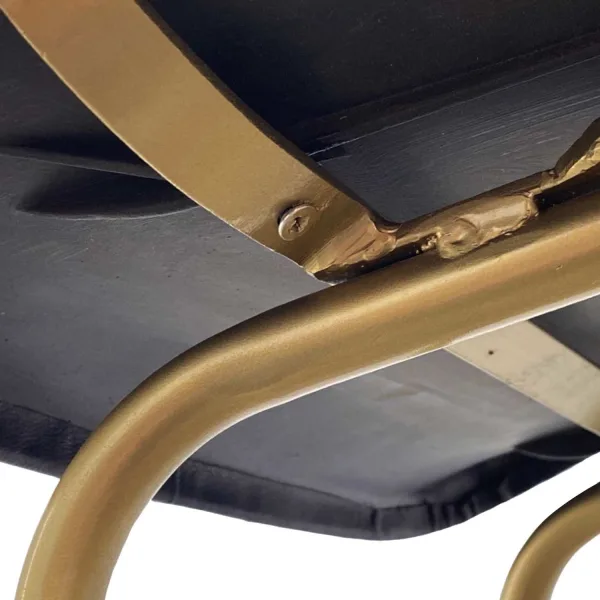 Pair of Western Style Leather Bar Stools - Image 7