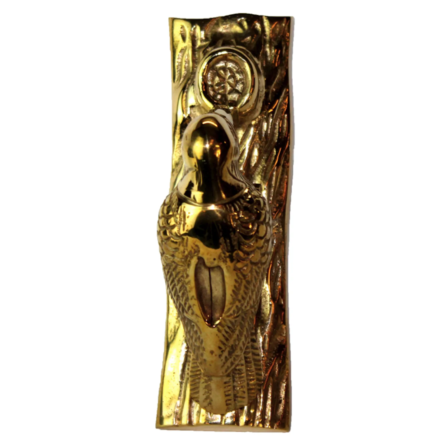 Wood Pecker Door Knocker in Solid Brass or Bronze - Image 4