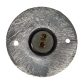 round press chrome doorbell antique style push button restoration hardware