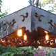 galvanized tin ceiling chandelier country porch restaurant or home 48 inches