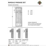 dummy mission knob set with bronze finish arts and craft bungalow design