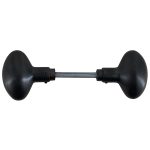 bronze heavy oval door knob set classic hardware sold as a pair