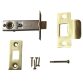the classic privacy set in polished brass with rice door knobs