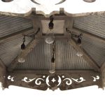 galvanized tin ceiling chandelier country porch restaurant or home 48 inches