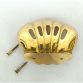 surface mounted seashell soap dish in cast brass for old cast iron sink