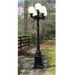 9.5 ft 5 arm victorian pole light for commercial or residential use