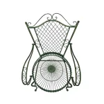 verona cottage style garden chair set with chippy green painted finish