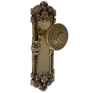 the wells passage set in polished brass select door knobs