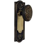 the orlean passage set in highlighted bronze finish select door knobs