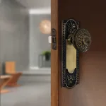 the orlean passage set in highlighted bronze finish select door knobs