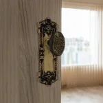 the wells passage set in highlighted bronze finish select door knobs