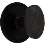 large round beaded privacy set in oil rubbed bronze select door knobs