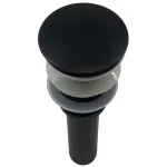 vessel sink pop up drain with bronze finish 1 1/4 inch no overflow