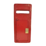 british cr iii post box front in red cast aluminum post office replica