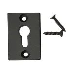 smooth door keyhole in cast iron