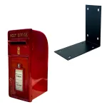 royal cr iii post box mailbox in red cast iron wall mounted or standing